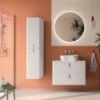 Mueble de Baño Encimera Uniiq 80 de 2 Cajones y Tirador