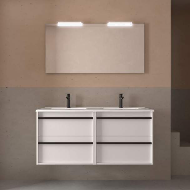 Conjunto Attila 120 de 4 Cajones, Mueble y Lavabo