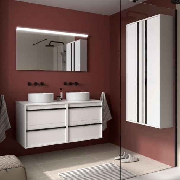 Mueble de Baño Encimera Attila 120 de 4 Cajones