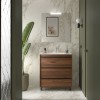 Conjunto Attila de 3 Cajones de 80 Mueble y Lavabo