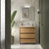 Conjunto Attila de 3 Cajones de 80 Mueble y Lavabo