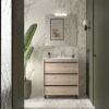 Conjunto Attila de 3 Cajones de 80 Mueble y Lavabo