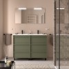 Conjunto Attila de 6 Cajones de 120 Mueble y Lavabo