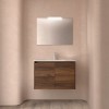 Conjunto Noja 80 de 2 Puertas Mueble y Lavabo