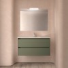 Conjunto Noja 100 de 2 Cajones Mueble y Lavabo