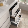 Conjunto Noja 60 de 3 Cajones Mueble y Lavabo