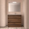 Conjunto Noja 100 de 3 Cajones Mueble y Lavabo