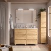 Conjunto Noja 120 de 6 Cajones Mueble y Lavabo