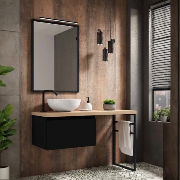 Conjunto de Baño ILLUSION INDUSTRIAL DARK